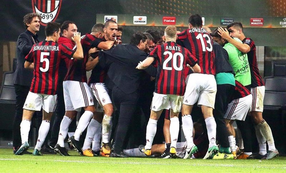 AC Milan will sell 'top players' if they miss the Champions League. EFE
