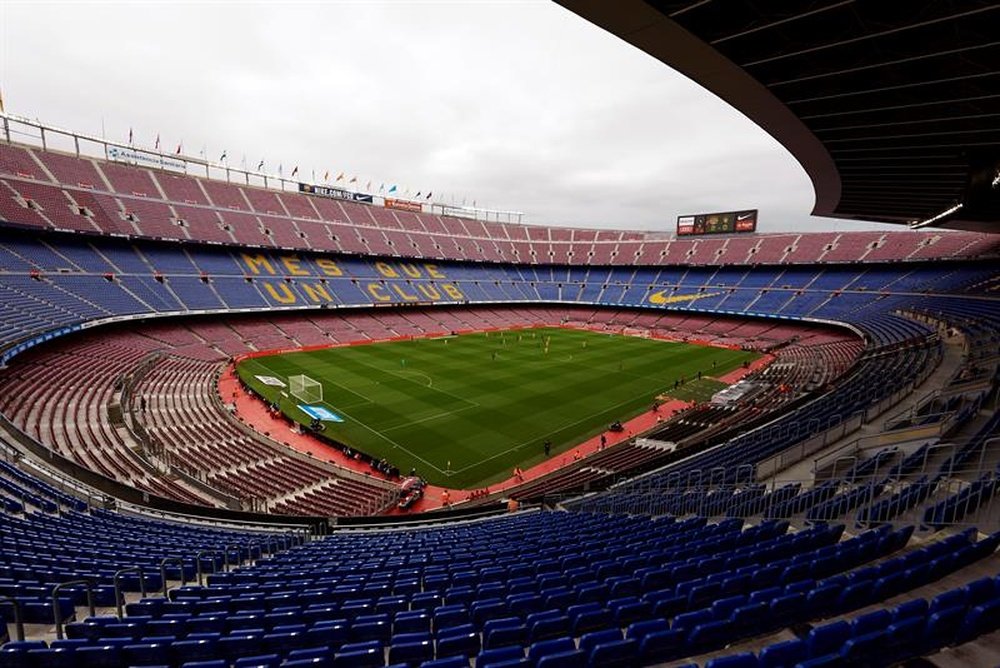 El Camp Nou podría seguir los pasos del Wanda Metropolitano. EFE
