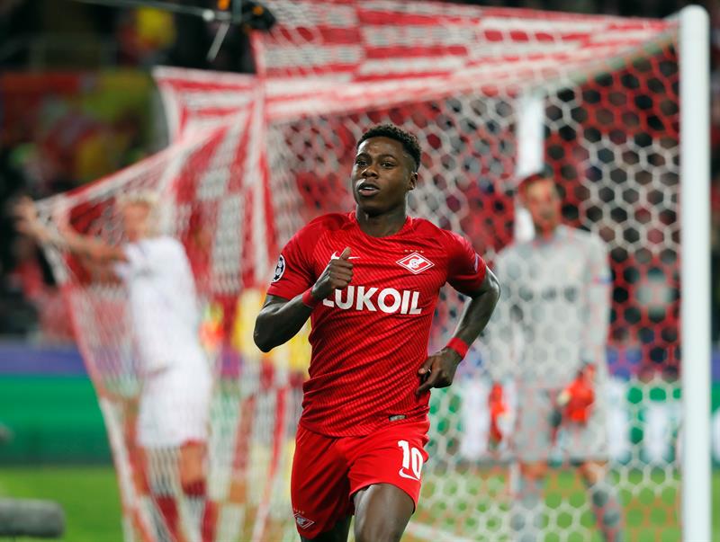 Southampton want Spartak Moscow's Quincy Promes before deadline