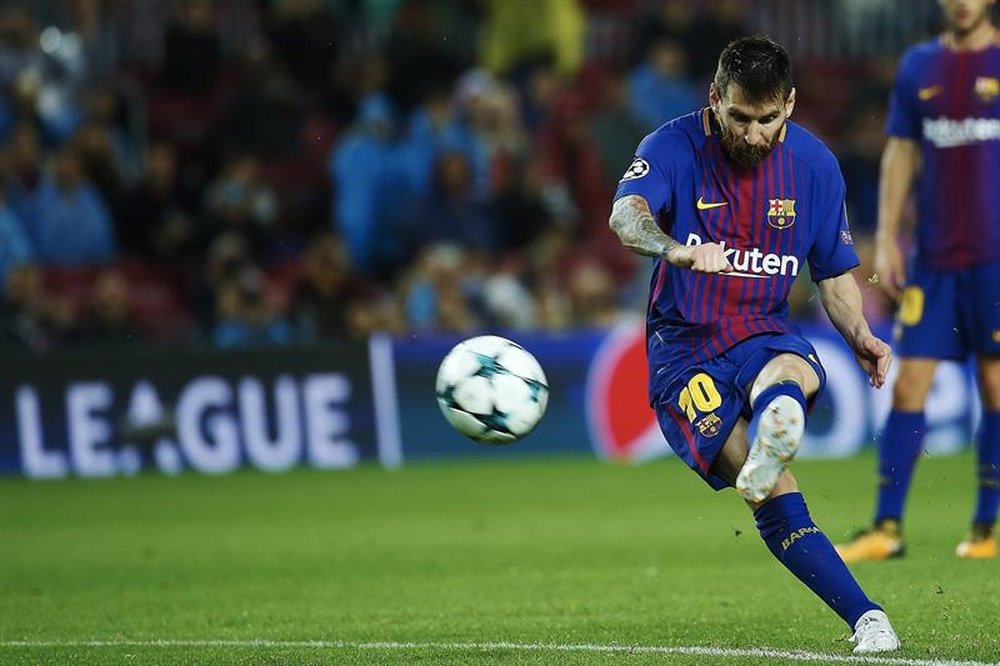 Messi já venceu 299 jogos na LaLiga. EFE