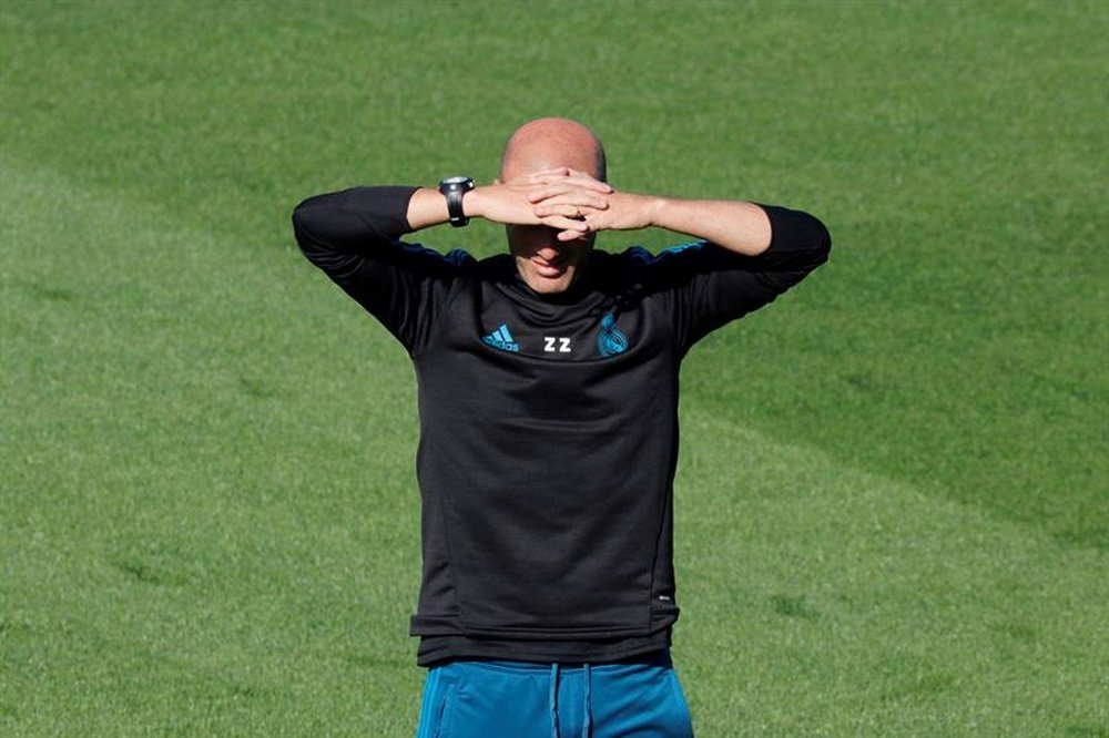 Zidane ya está preparando el choque ante el Eibar. EFE