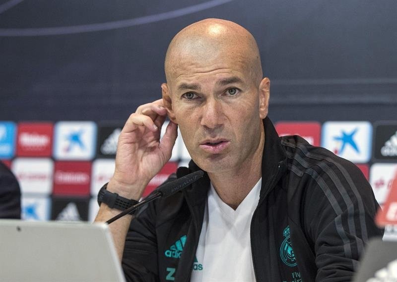 Zidane spoke in a press conference ahead of the Copa del Rey clash. EFE