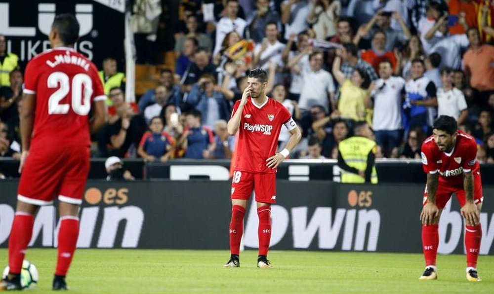 El 4-0 del Valencia fue la gota que colmó el vaso. EFE