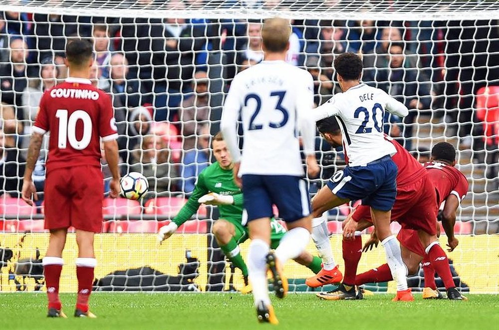 Tottenham beat Liverpool 4-1 during a poor defensive display from Jurgen Klopp's side. EFE/EPA