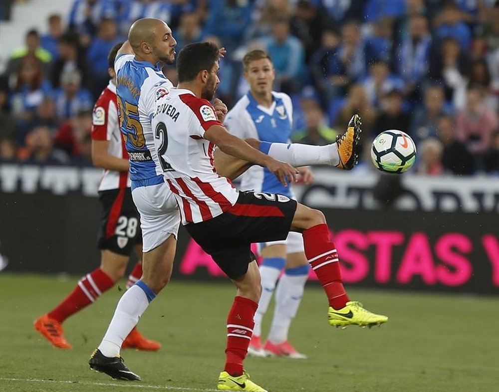 O Leganés bateu o Athletic de Bilbao por 1-0. EFE