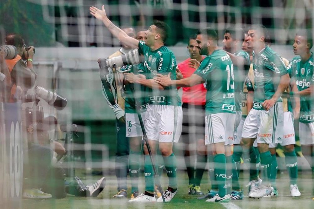 Torcedores do Palmeiras querem mexidas para 2018. EFE