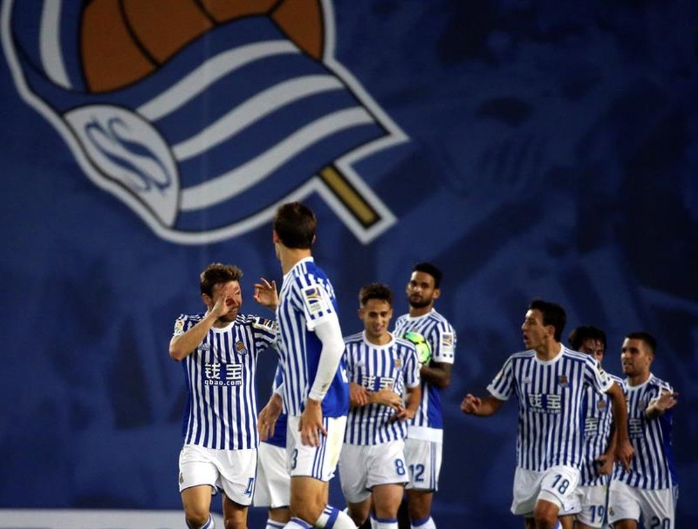 La Real Sociedad se merendó al Vardar Skopje. EFE/Archivo