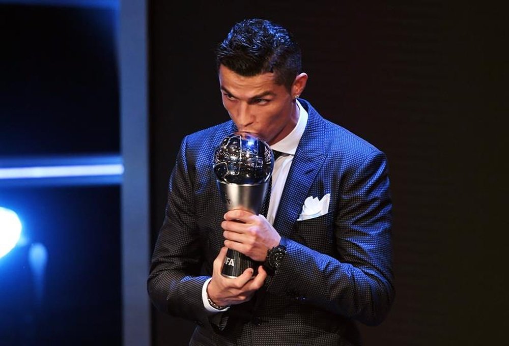 Ronaldo was named 'The Best' player at the FIFA awards on Monday night. EFE