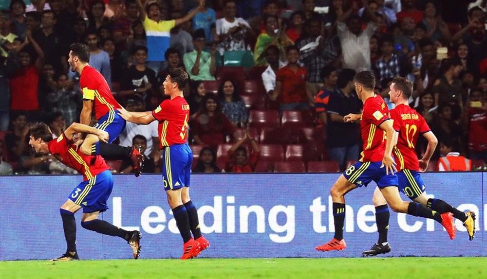 England v Spain Under-17 World Cup final. EFE/DIVYAKANT SOLANKI