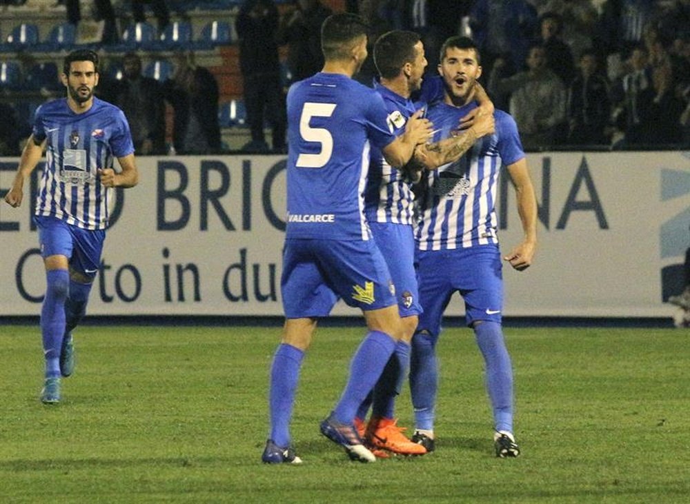 La Ponferradina logró derrotar al Villarreal en la ida de los dieciseisavos de la Copa. EFE