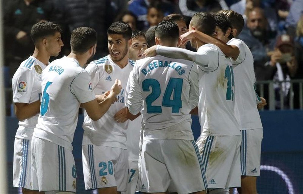 El Real Madrid lleva una racha de ocho partidos ganados fuera de casa. EFE/Archivo