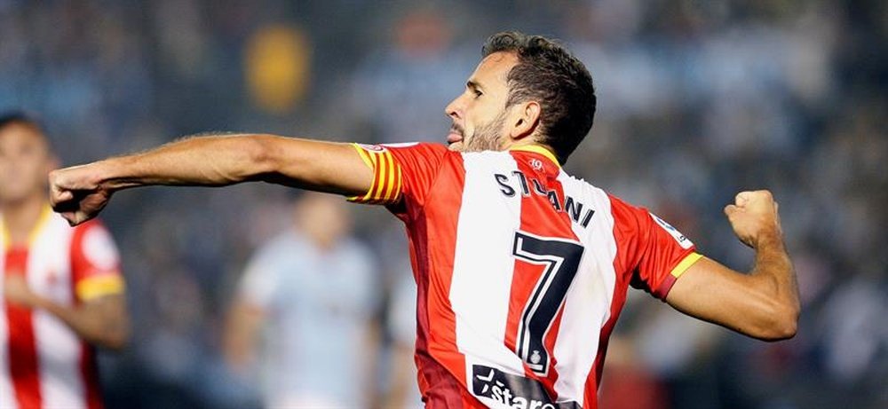 Stuani scored one and had a hand in the other for Girona. EFE/Archivo