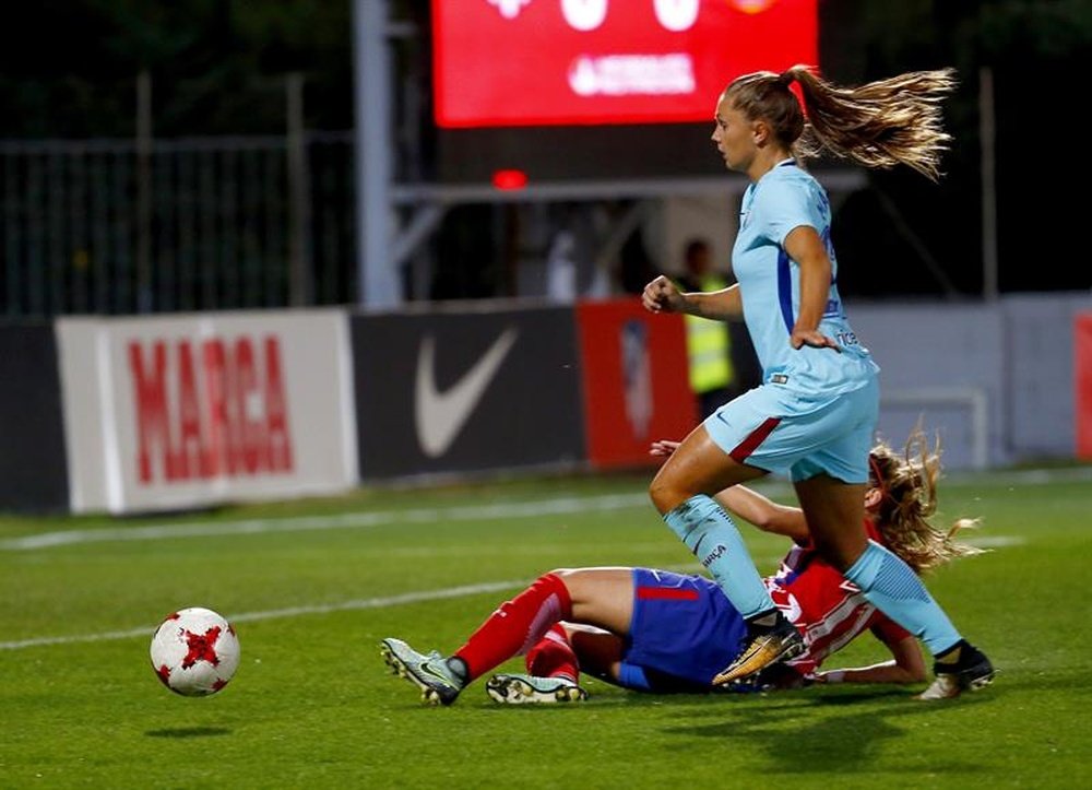 Para Lieke Martens, jugar en el Barcelona es un sueño. EFE/Archivo