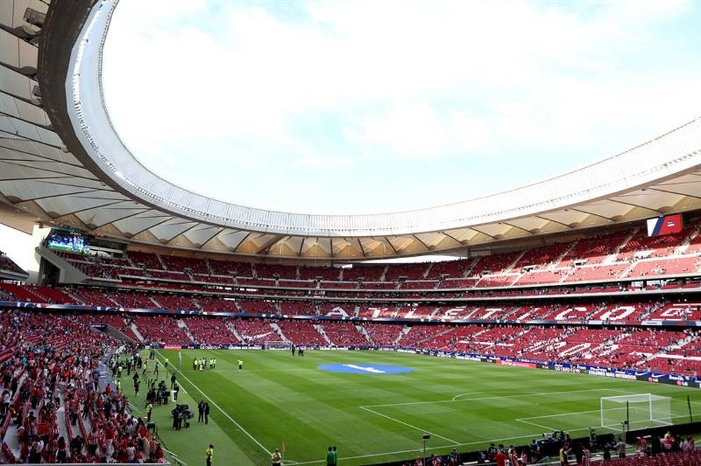 Madrid have never lost on their first appearance at an Atletico stadium. EFE/Archivo