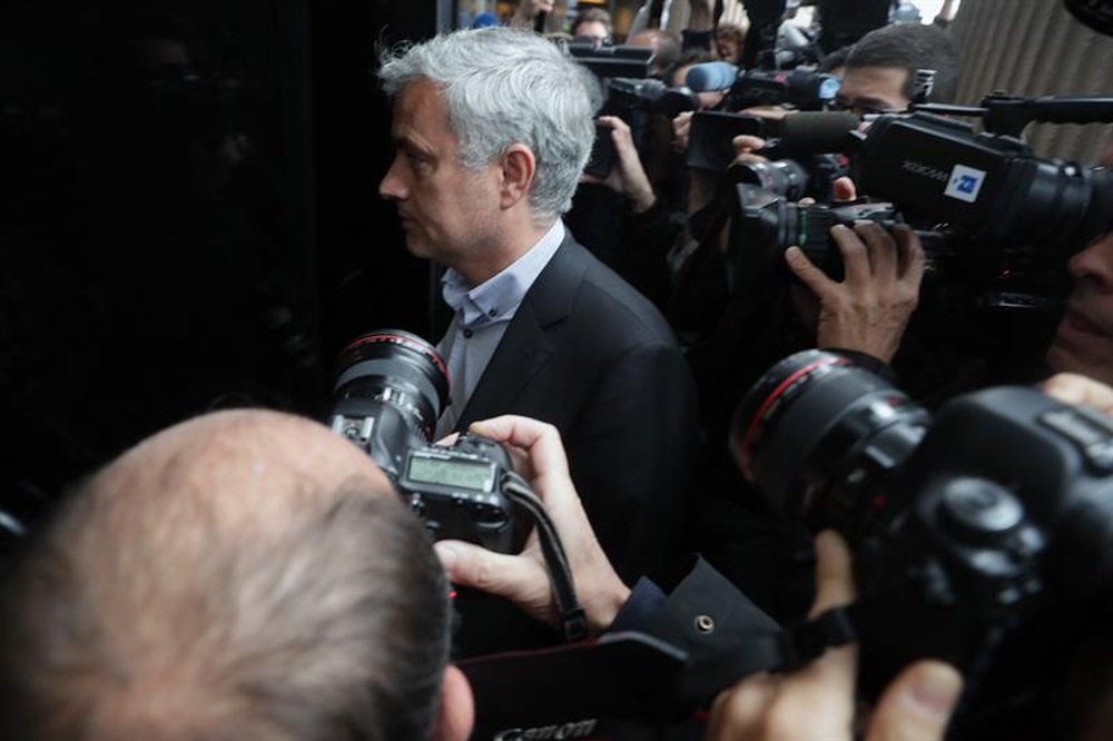 Mourinho tiene que declarar tras una denuncia de la Fiscalía. AFP