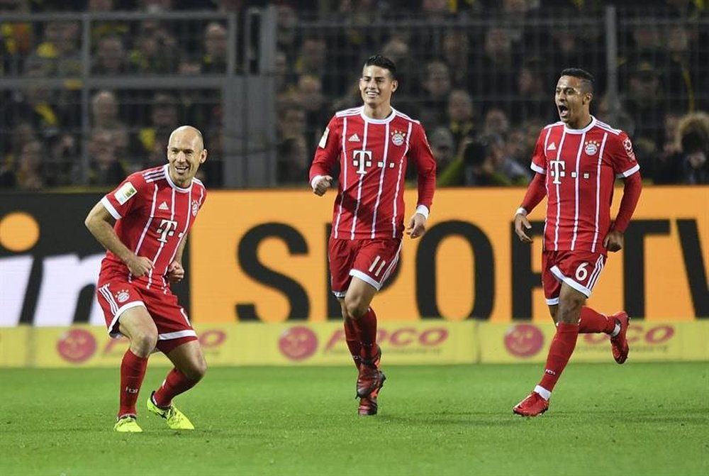 Bayern vence em Dortmund. AFP