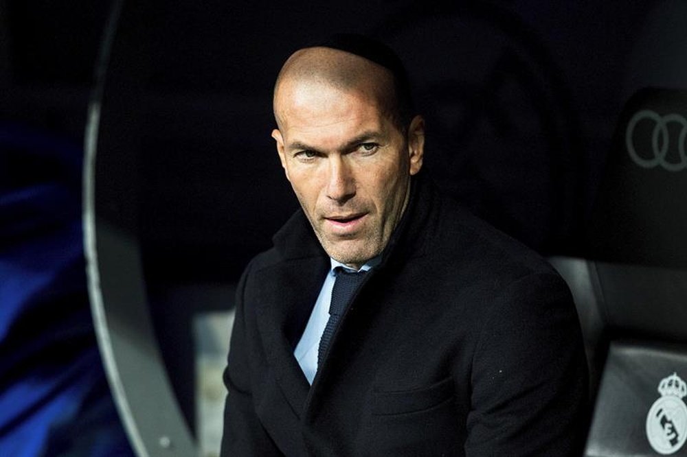 Zidane is enduring his first difficult spell as Real Madrid boss. EFE