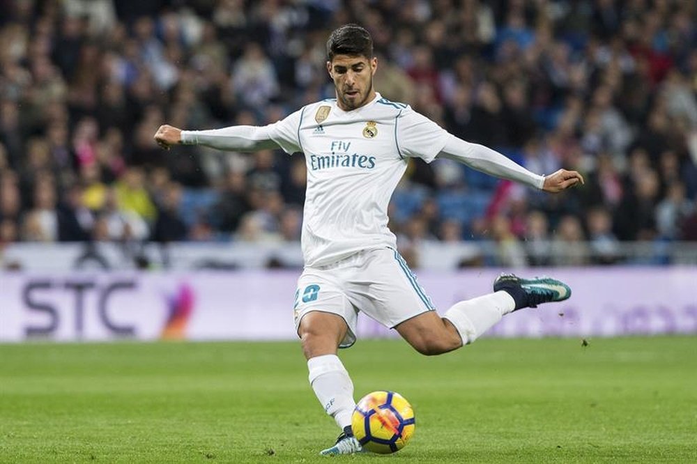 Asensio sufre una lesión en su pierna derecha. EFE