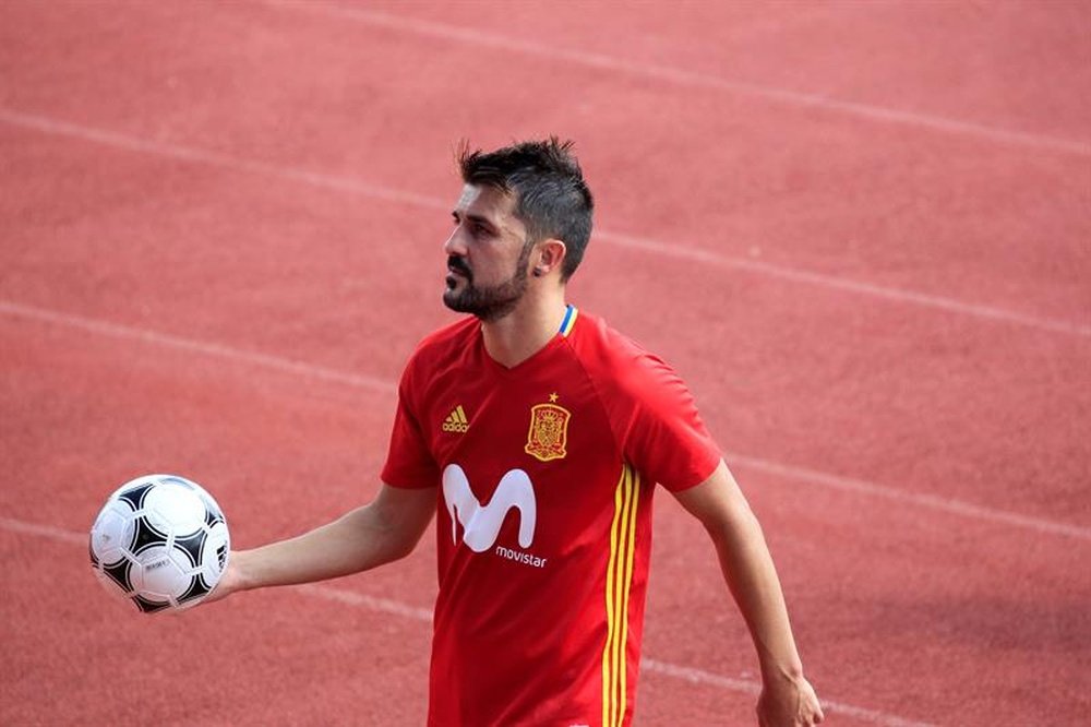 Villa espera volver con España. EFE