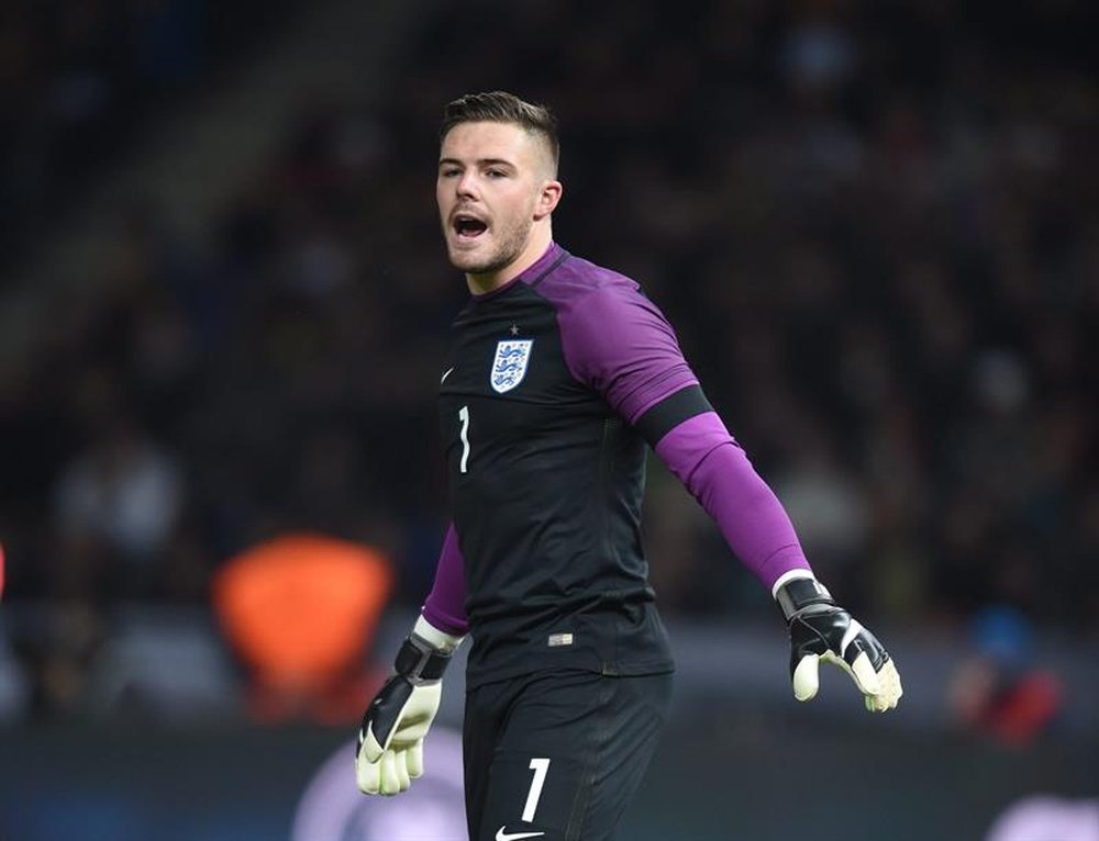 Jack Butland ha militado cinco temporadas en el Stoke City. EFE/Archivo