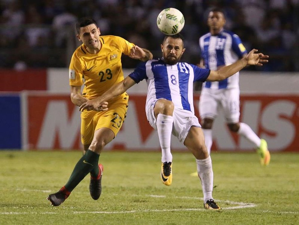 El Mundial está en juego para Honduras y Australia. EFE