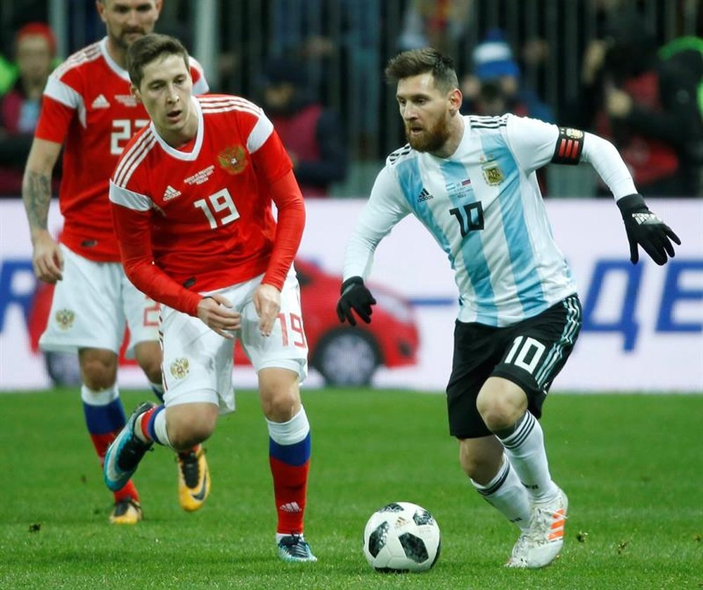 Messi to miss Argentina v Nigeria. EFE