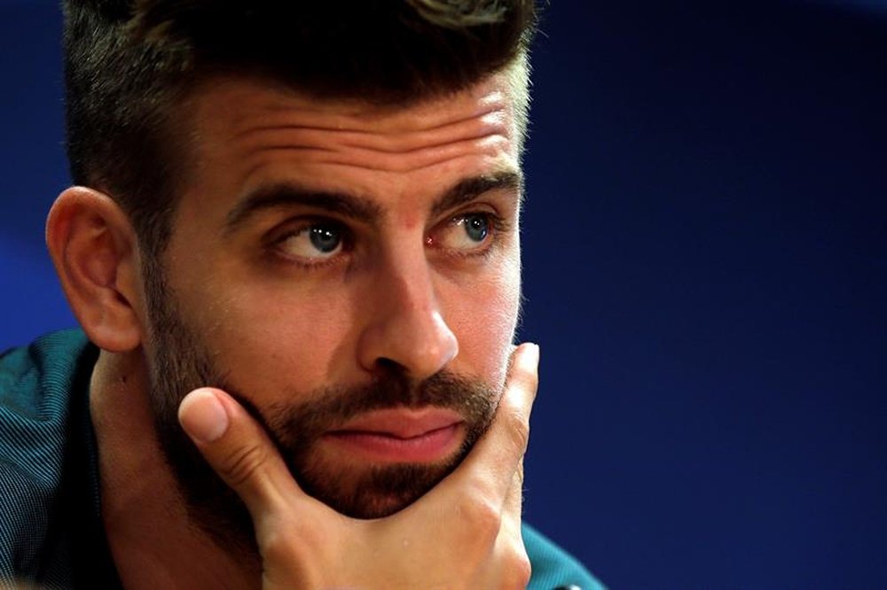Pique made it clear that he would never change the way he is. EFE/Archivo