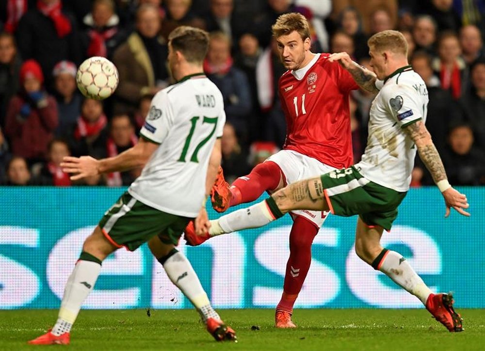 Dinamarca e Irlanda se juegan el Mundial en Dublín. EFE