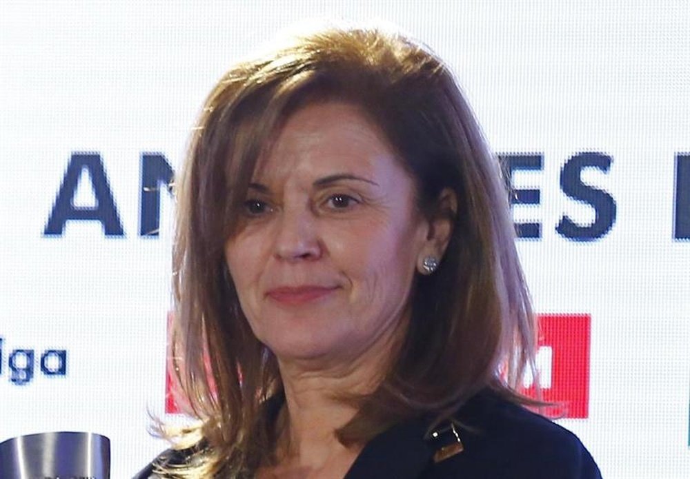 La presidenta del Leganés hizo autocrítica tras el descenso. EFE