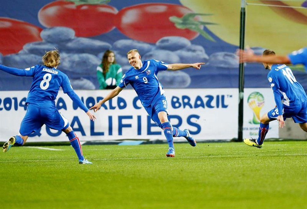Islandia no pudo pasar del empate ante la Selección Catarí. EFE