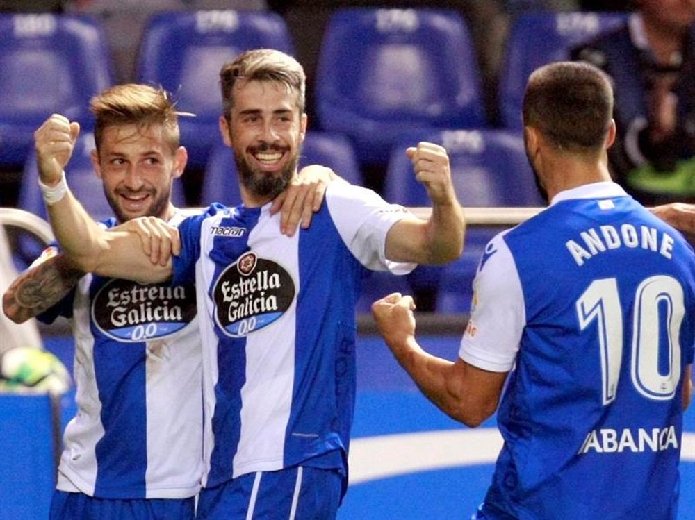 El Deportivo no ganó al Málaga en las últimas 11 visitas. EFE/Archivo