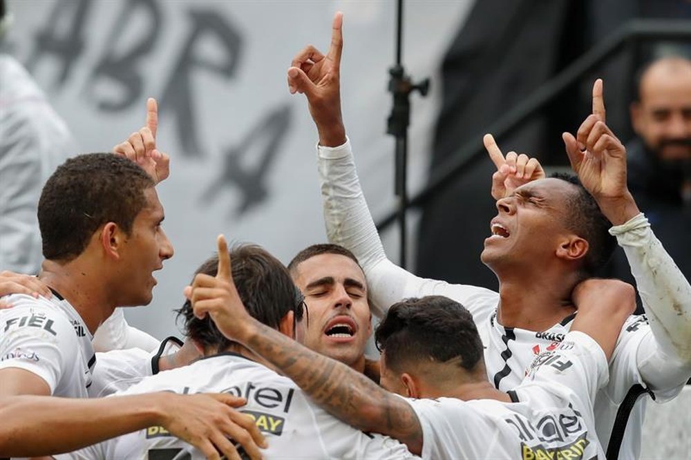 Corinthians no pasó del empate ante Atlético Mineiro. EFE/Archivo