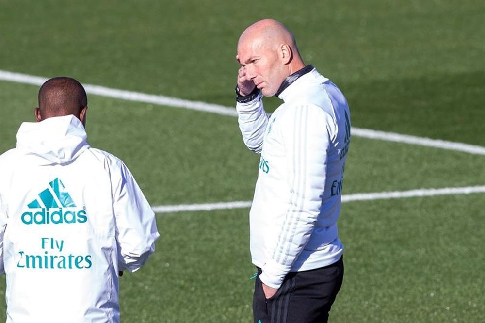 Zidane va certainement faire tourner ce mardi. EFE