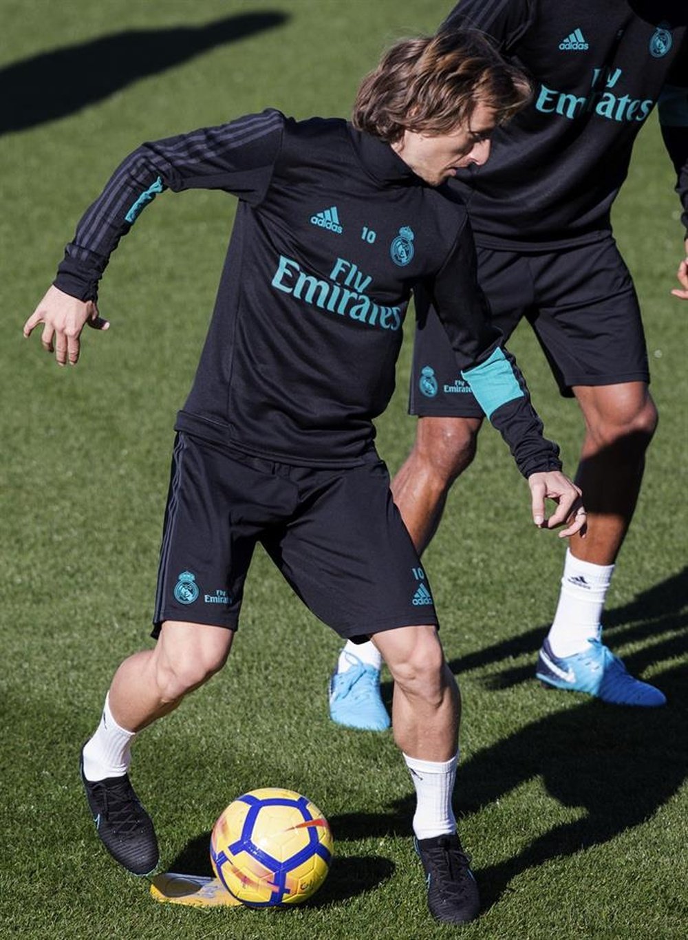 Modric was a doubt for the game against Atletico. EFE