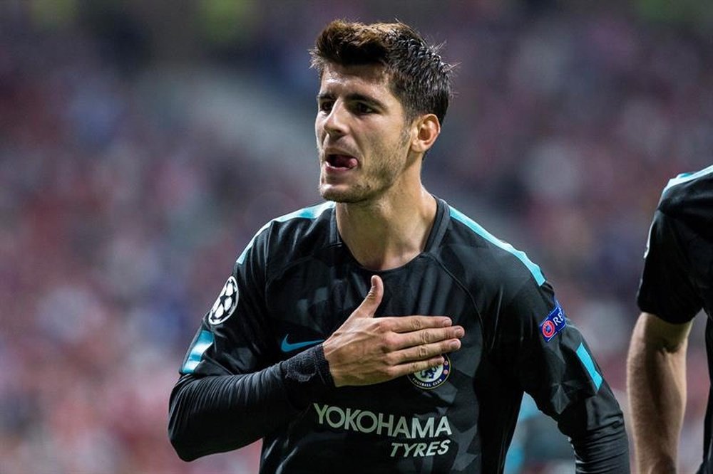 Gibson has described Morata as Real's 'Elephant in the room.' EFE/Archivo