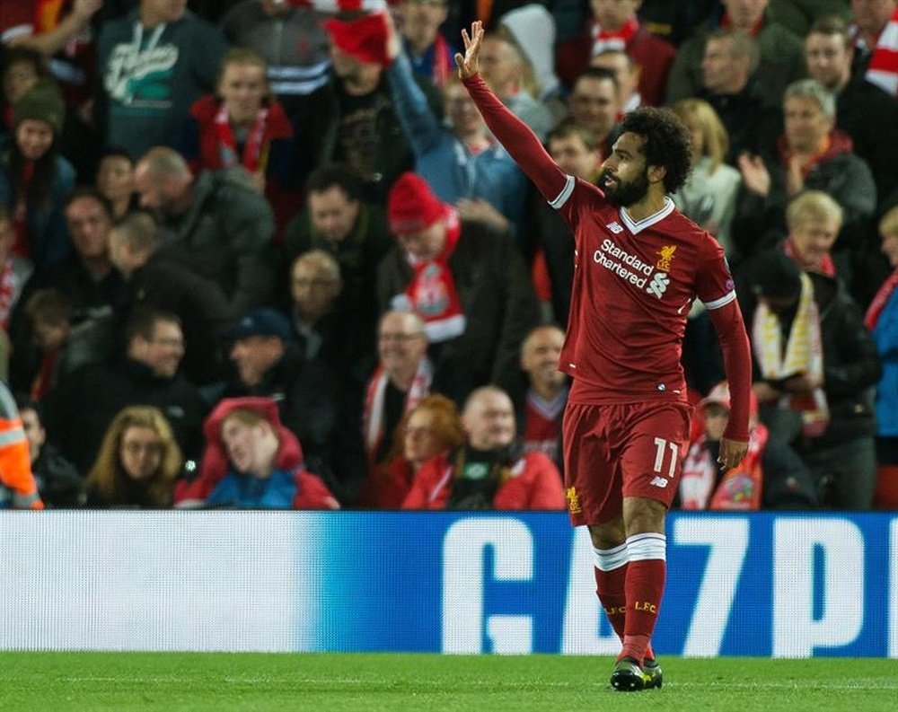 Salah has enjoyed a fine start to life at Anfield. EFE/Archivo