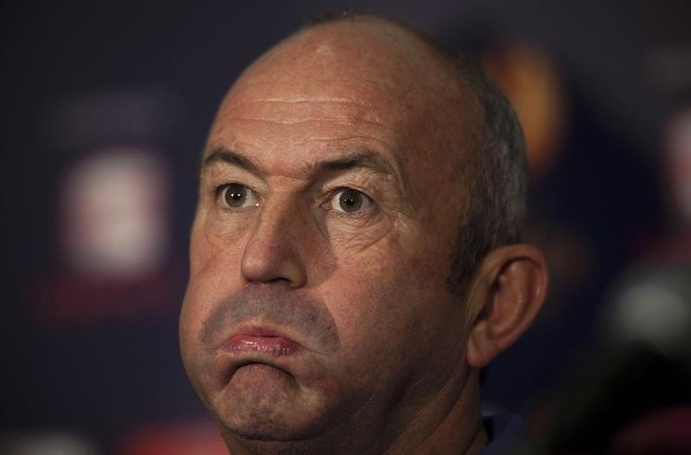 Pulis was disappointed in the result. EFE/Archive