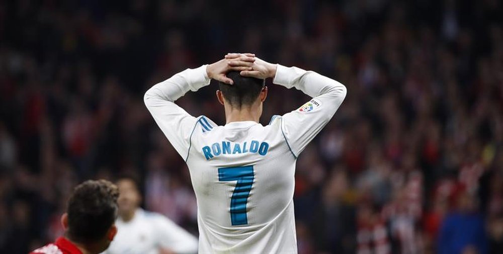 Another worrying statistic for Ronaldo. EFE/Archivo