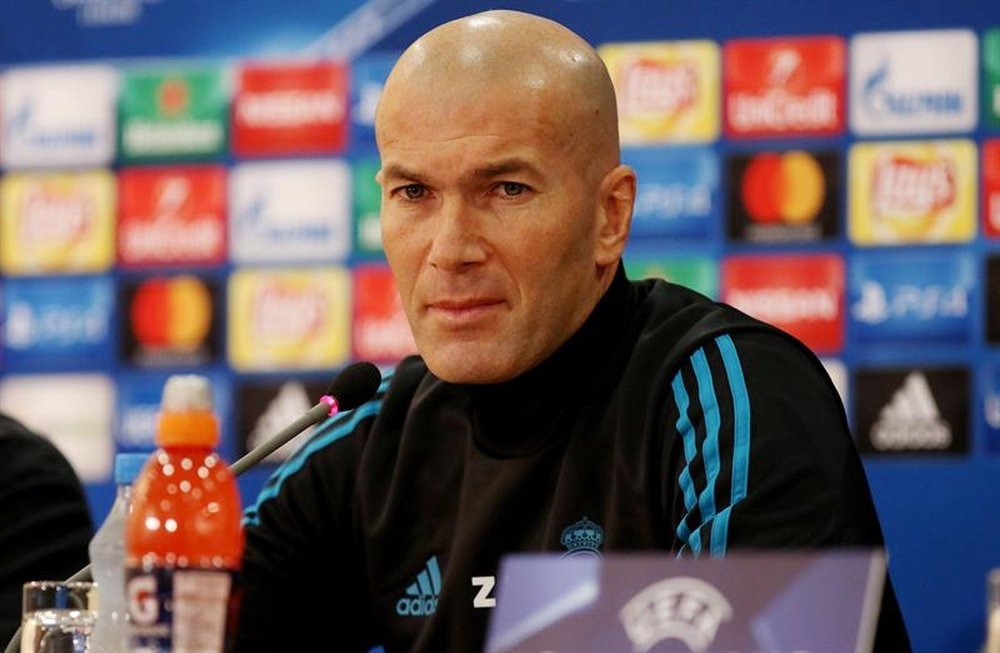 Zidane insists he is still optimistic despite Real Madrid's poor run of results. EFE