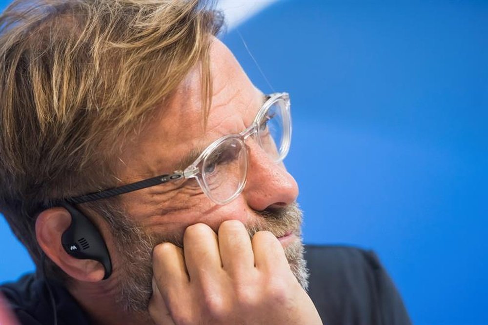El técnico del Liverpool lamentó la segunda mitad de su equipo. EFE