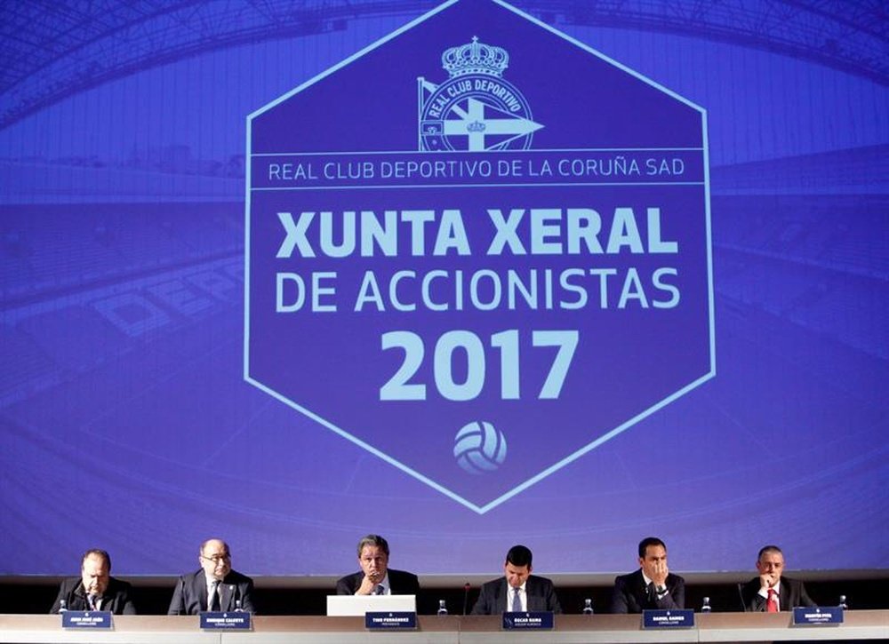 El Deportivo de La Coruña, ambicioso de cara al futuro. EFE