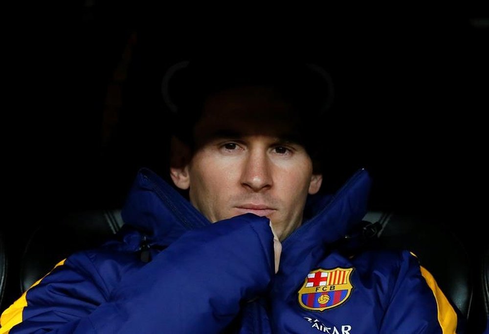 Messi still hasn't made any progress with his contract renewal. EFE/Archivo
