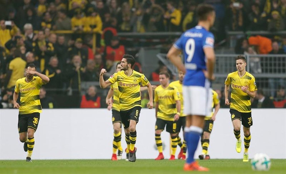 Un match de folie à Dortmund. AFP