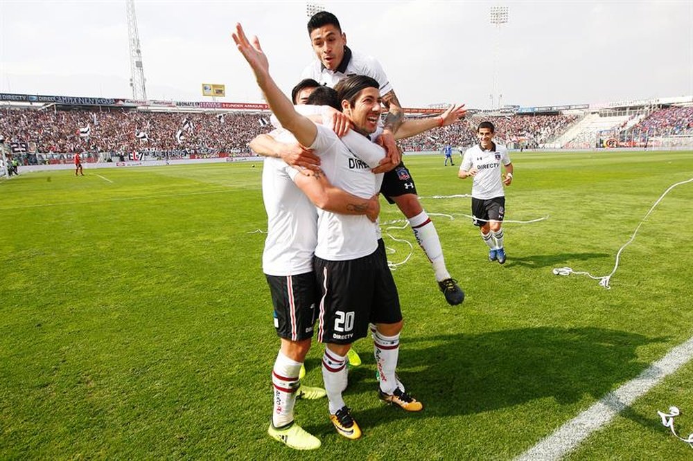 Colo Colo, líder de la Liga de Chile. EFE