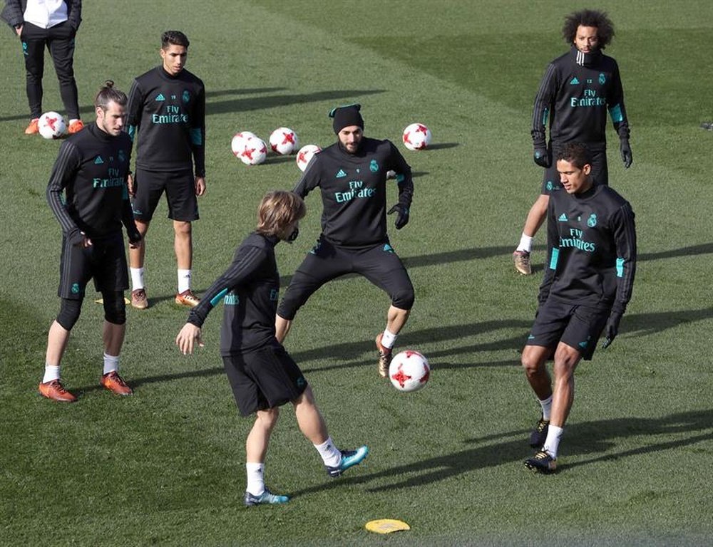 Le Real Madrid retournera à l'entraînement le 30 décembre. EFE