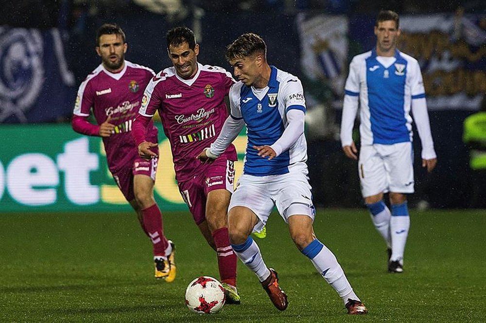 El Leganés logró ganar el partido al Valladolid en Copa. EFE/Archivo