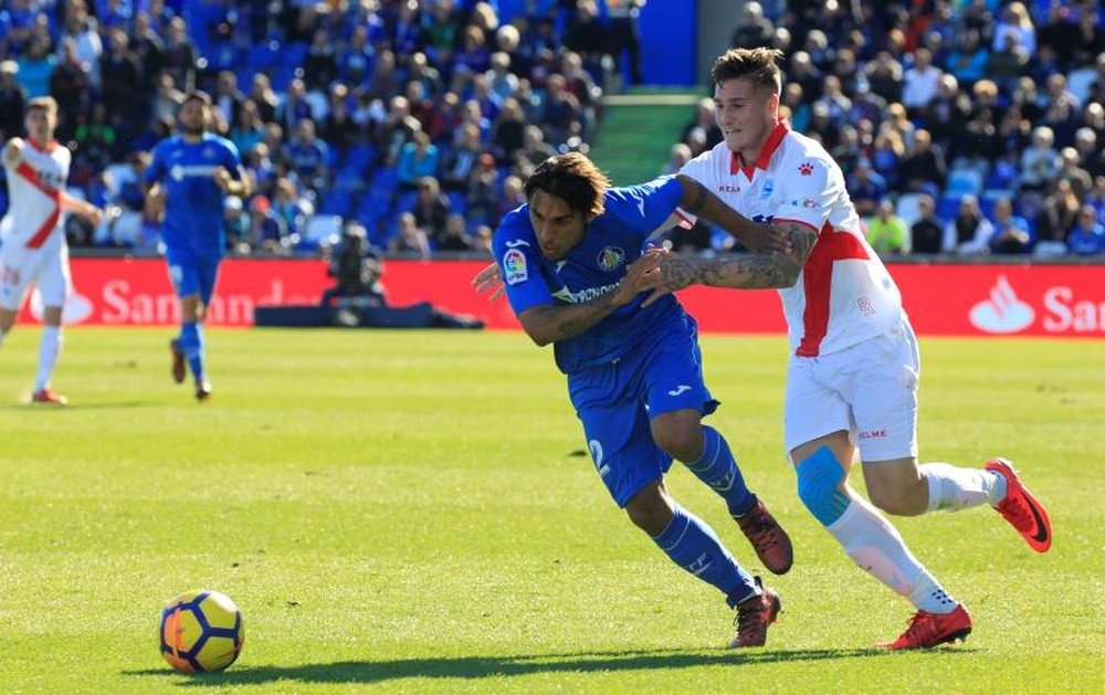 El Alavés visitará el Coliseum este fin de semana. EFE/Archivo