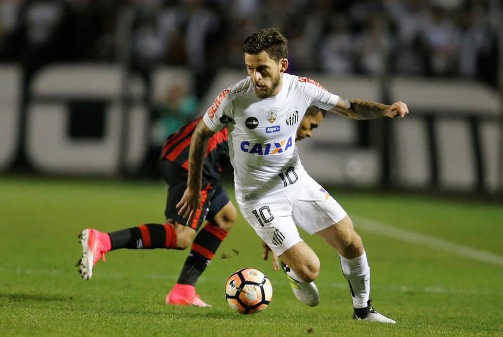 Lucas Lima podría pasar a Palmeiras. EFE
