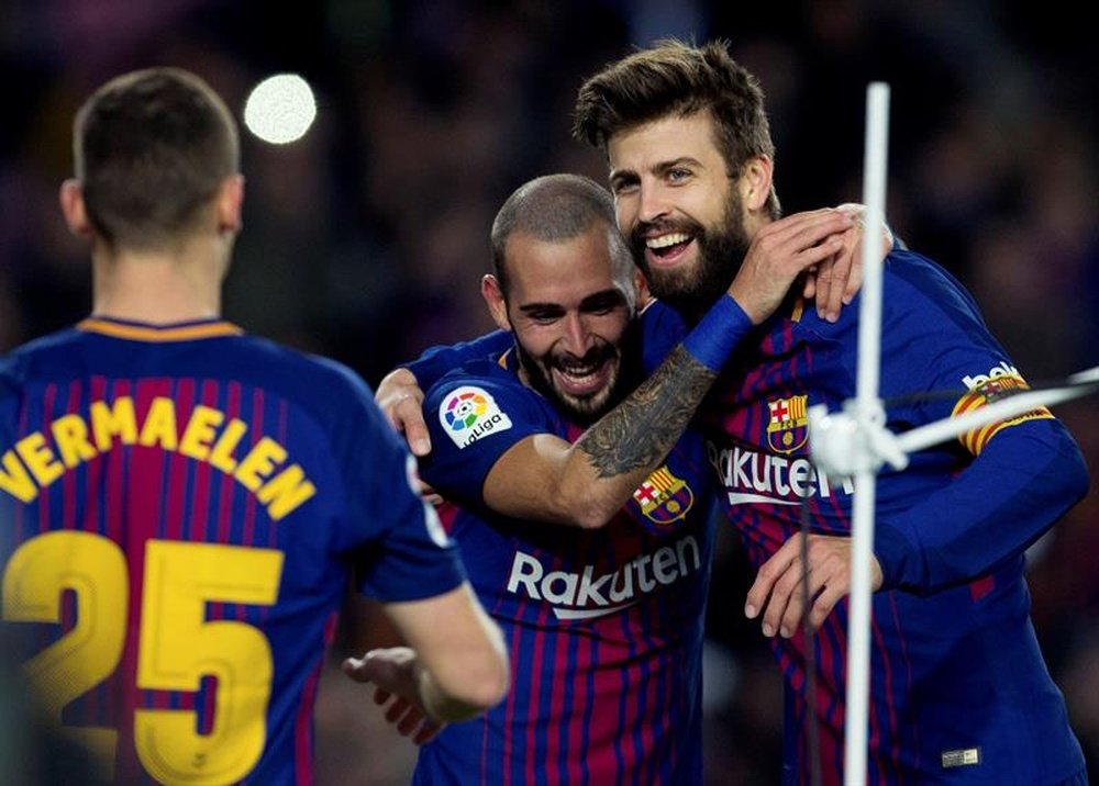 Piqué prolonge son contrat. EFE