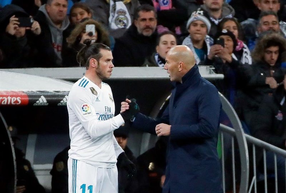 Bale a joué plus de match avec le Real Madrid que Zinedine Zidane. EFE